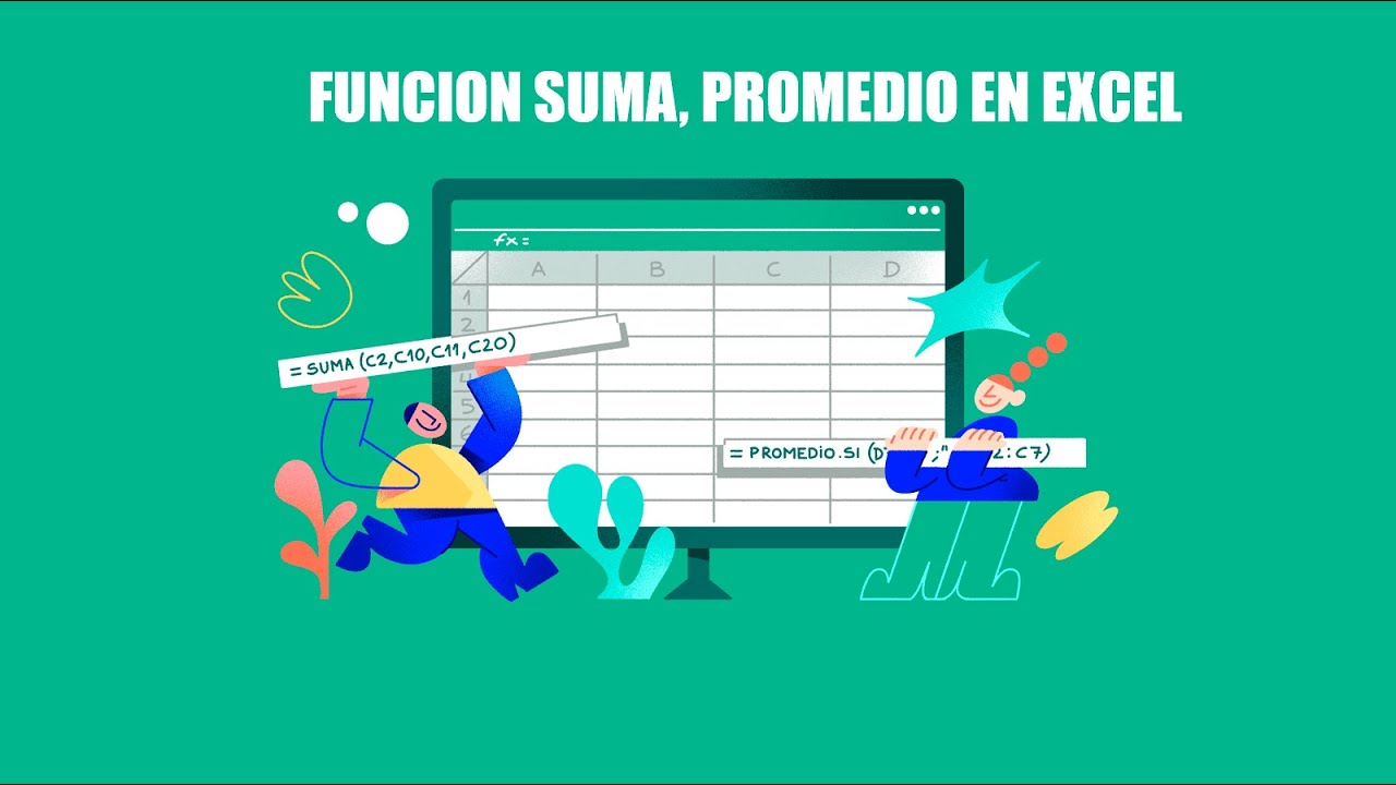 Función Suma, Promedio En Excel. - YouTube