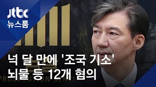 검찰, 조국 수사 넉 달 만에 기소…12개 혐의 적용