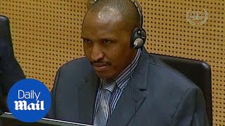 Bosco Ntaganda appears at The Hague on charges of war crimes - Daily Mail