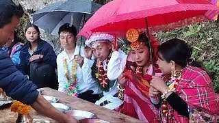 Traditional nepali village weeding /Limbu cultural marriage system in  Taplejung nepal / part 2