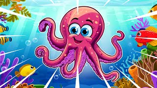 Осьминогик в море 🐙🌊 | Лучшие Детские песни и Музыка для детей | Детские хиты