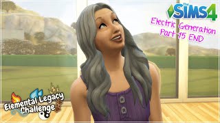 Elemental Legacy Challenge- Electric Generation Part 15 END | The Sims 4 {Streamed February 2, 2022}