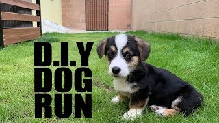 DIY Dog Run for a new little doggo