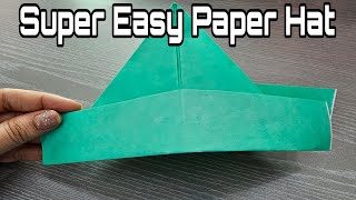 Step by Step Paper Hat Making | Super Easy Paper Hat Making Process