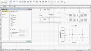 Adding Vertical Error Bars to Scatter Plot