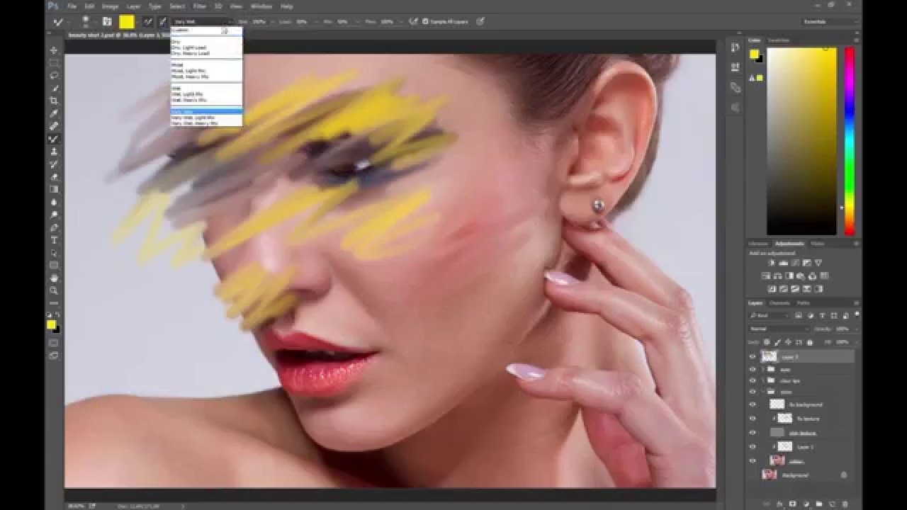 How To Use The Mixer Brush In Photoshop - Agilekda