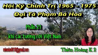 Hồi Ký Chính Trị 1965-1975 Đại Tá Phạm Bá Hoa chapter 21 / Diễn Đọc Thiên Hoàng