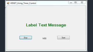 VB.NET Tutorial - How To Use Timer Control In Visual Basic.Net [ with source code ]