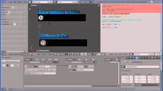 Blender 2.5 Game Engine Creating an Input, Process, Output Application Part 2 a Message with a Body