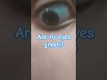 are my eyes green green eyes shorts ytshorts