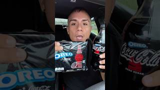 Oreo Coca-Cola zero sugar \u0026 Coca-Cola Oreo’s review 🤯 #oreo #asmrsounds #foodshorts #mukbang