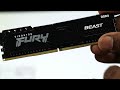 kingston fury beast 16gb ram review low profile heat spreader design