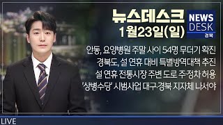 2022.01.23 (일) 뉴스데스크 / 안동MBC