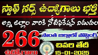 ఆంధ్రప్రదేశ్ స్టాఫ్ నర్సెస్ ఉద్యోగాలు#APVVP STAFF NURSES NOTICICATION 2025#AP STAFF NURSES JOBS#NEWS