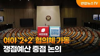 여야 '2+2' 협의체 가동…쟁점예산 중점 논의 / 연합뉴스TV (YonhapnewsTV)