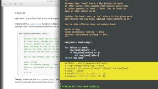 Python Class: Problem Set 3 review