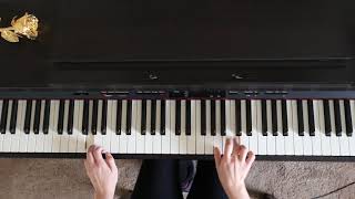 Roland digital piano Organ sound Bach Prelude C minor ბაჰის პრელუდია ორღანის ჟღერადობით