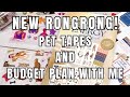 NEW Rongrong  PET Tapes! Plus Big Money Energy Sticker Book Flip Through & Plan With Me