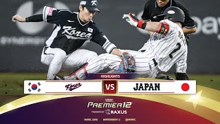 HIGHLIGHTS | Game 22 Korea vs Japan | WBSC Premier12 2024 presented by RAXUS