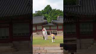 BEAUTIFUL Traditional Korean Lion Dance in Seoul #shorts