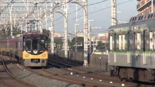 【京阪電鉄】8000系8008F%特急出町柳行@大和田('13/03)