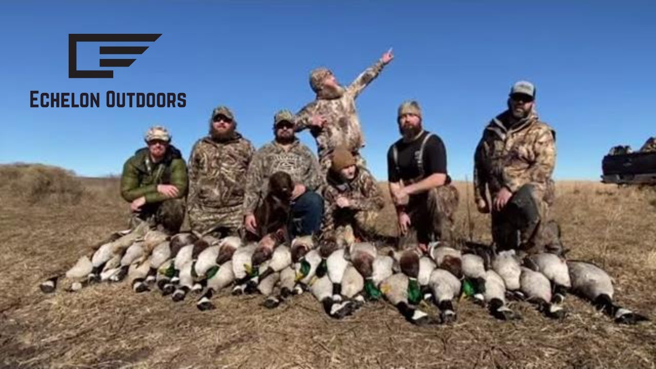 DUCK HUNTING: GEESE On ICE - 40 Birds!! - YouTube