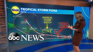 Tropical Storm Fiona moves toward Puerto Rico l GMA