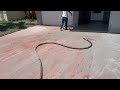 Removing paint from driveway part 2