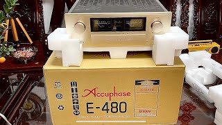 GIỚI THIỆU Ampli Accuphase E 480| Hàng mới chưa qua sử dụng|