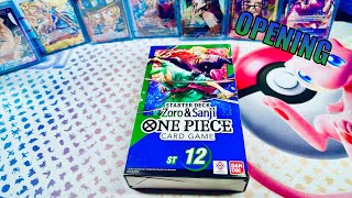 One Piece TCG ST12 Zoro And Sanji Starter Deck Opening