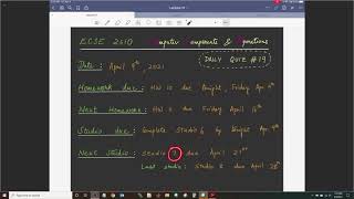 ECSE 2610 (CoCO) Lecture 11.2 Counter Application