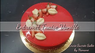 Entremet Fraise Vanille