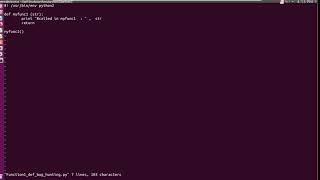 python2 function def bug hunting takes exactly 1 argument 0 given