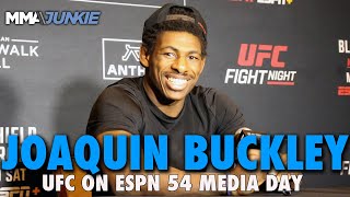 Joaquin Buckley Relieved Wish Was Finally Granted with Vicente Luque Matchup | UFC on ESPN 54