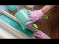 making and cutting beach bum cold process soap