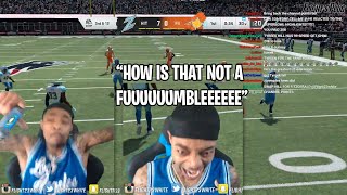 FlightReacts RAGES \u0026 STARTS COMPLAINING About Fumbles Like a CRY BABY | Madden 20 Ultimate Team😭😂😂