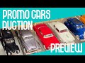 Chevy Ford Promo Cars Auction Sneak Peek Antique Toys