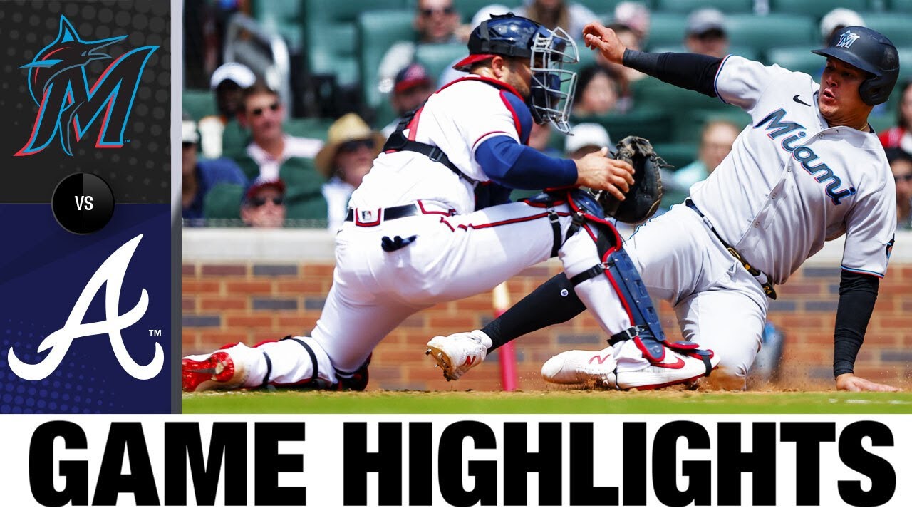 Marlins Vs. Braves Game Highlights (4/24/22) | MLB Highlights - YouTube