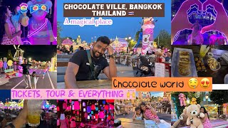 Chocolate ville Bangkok, Thailand 🇹🇭 tour vlog😍🫶🏻 | place to visit with kids in Thailand #chocolate