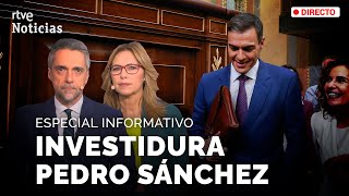 CONGRESO: SÁNCHEZ REELEGIDO PRESIDENTE del GOBIERNO (ESPECIAL INFORMATIVO-2ºDÍA) | RTVE Noticias