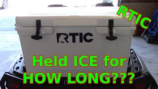 RTIC 45 Qt Cooler Test \u0026 Review - Better Than a Yeti Cooler?