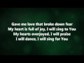 dance jesus culture w lyrics