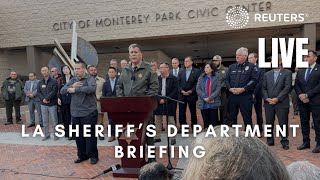 LIVE: LA Sheriff’s Department briefing after 10 killed in shooting