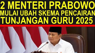 Breaking news guru sertifikasi dan non sertifikasi full senyum menteri Presiden  ubah tunjangan 2025