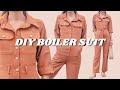 DIY BOILER SUIT/UTILITY JUMPSUIT - Step by step sewing tutorial