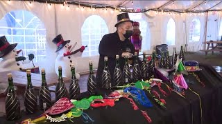 Long Island man tries to beat Guinness World Record, open 66 champagne bottles in 1 minute