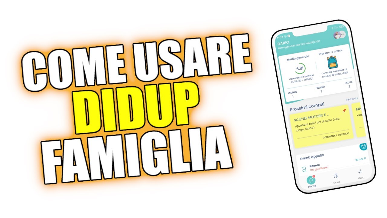 Come Usare DidUP Famiglia - Argo Registro Elettronico | NUOVA VERSIONE ...