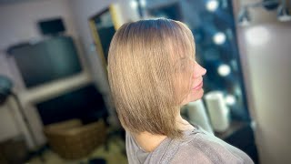 ქალთა თმის შეჭრა long bob