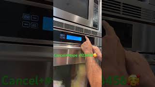 Dacor Oven Service Mood Entry