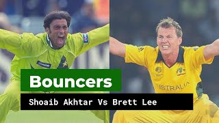 Shoaib Akhtar Vs Brett Lee || Deadly Bouncers